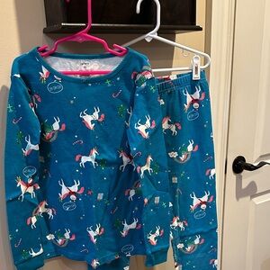 Carter's Teal Unicorn Pajama Set